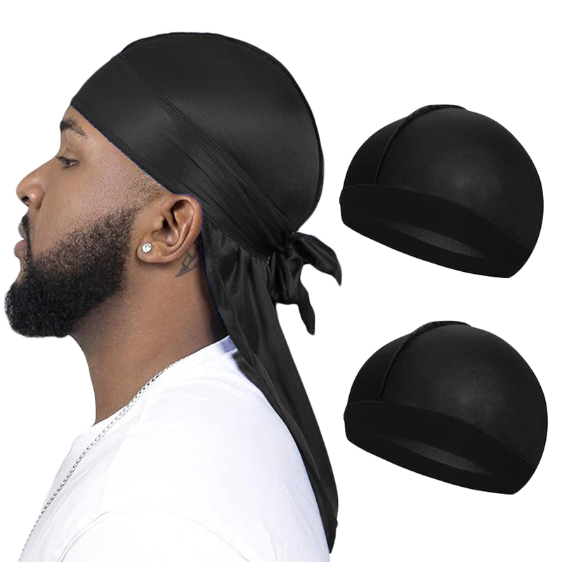 Bandana Doo Rag - 3PCS/LOT Long Silky Durag Long Tail
