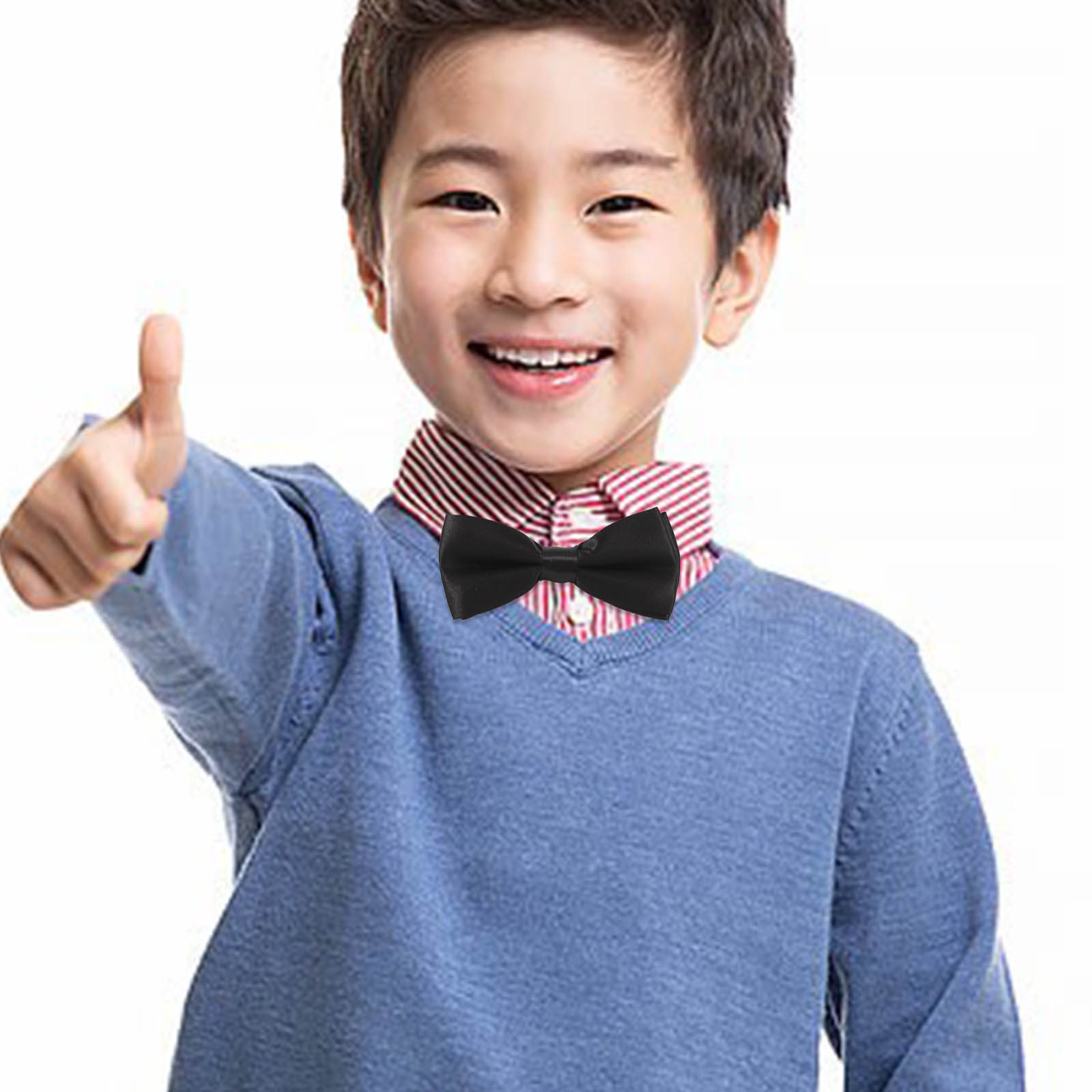 Black Kids Bow Tie Adjustable  - Bow Tie Pre Tied review and price
