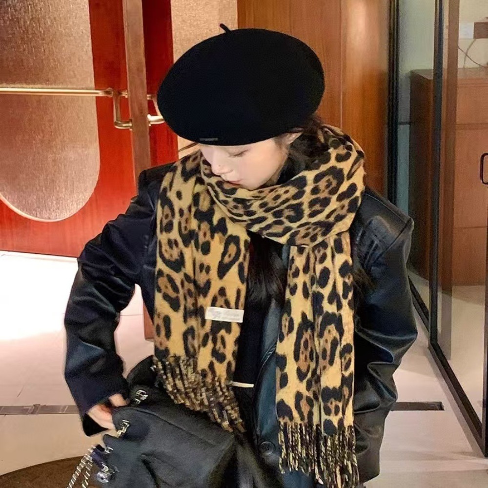 190*70CM Design Leopard Scarf  - Woven Scarf Blanket review and price