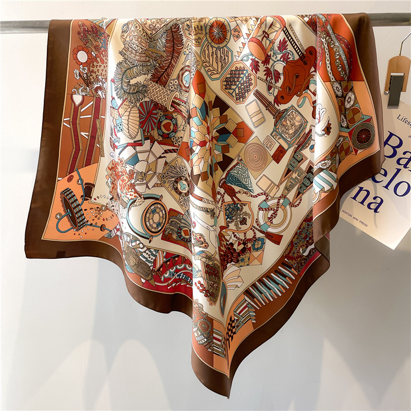 2026 New Square Twill Silk Sca - Face Scarf Mask review and price