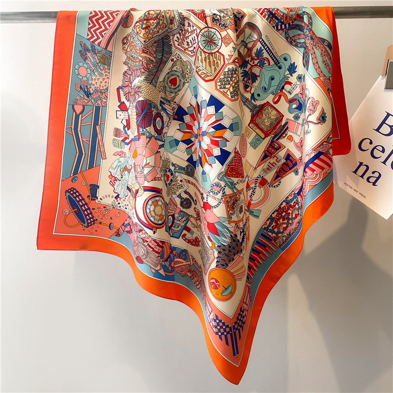2026 New Square Twill Silk Sca - Face Scarf Mask review and price