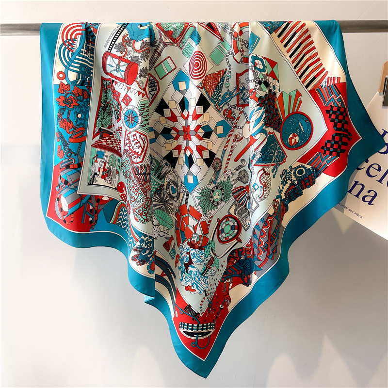 2026 New Square Twill Silk Sca - Face Scarf Mask review and price