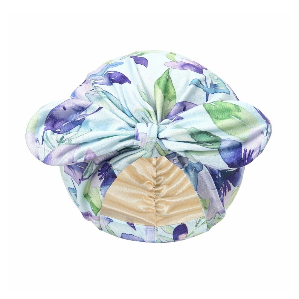 Satin Lined Bandana Turban Hat - Bow Tie Pre Tied review and price