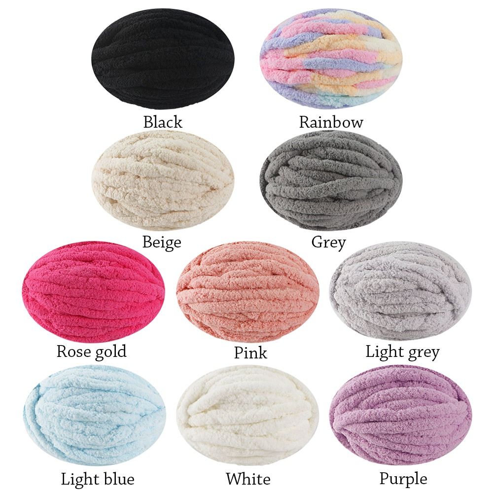 250g/Ball Multicolor Chenille  - Woven Scarf Blanket review and price