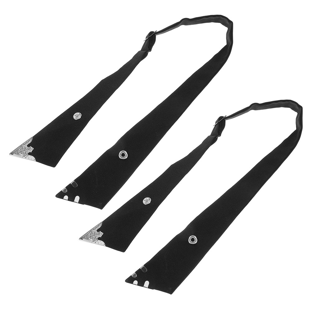 2Pcs Black Cross Bow Tie for W - Bow Tie Pre Tied review and price