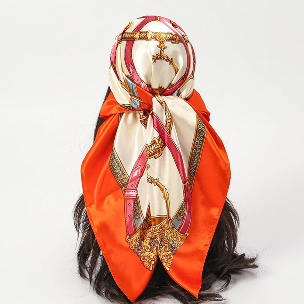 Fashion Scarves 90*90cm Women  - Silk Neck Scarf review and price