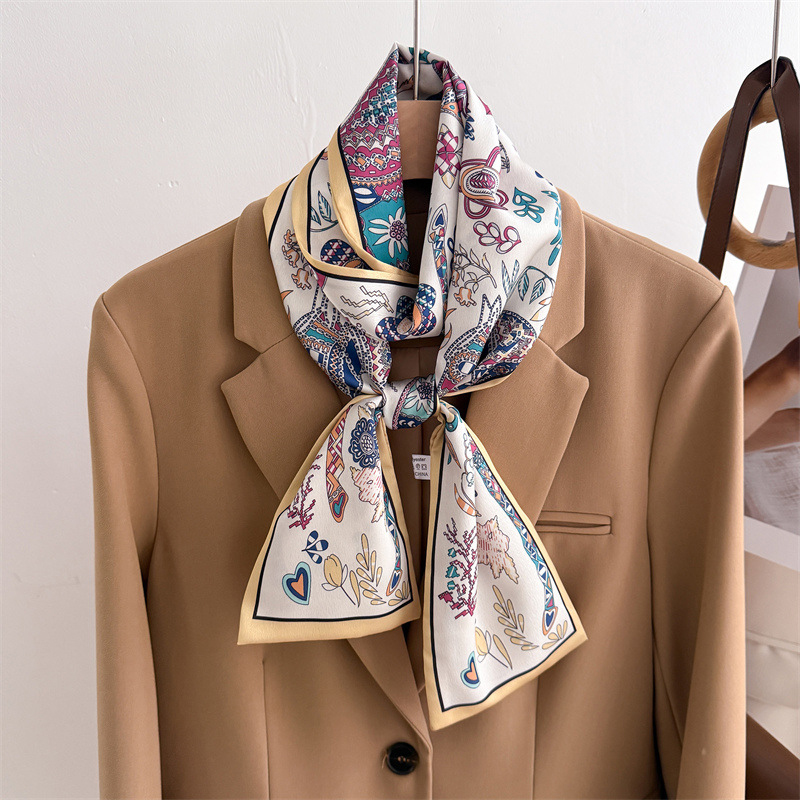 45 Color Women Silk Feel Print - Face Scarf Mask review and price