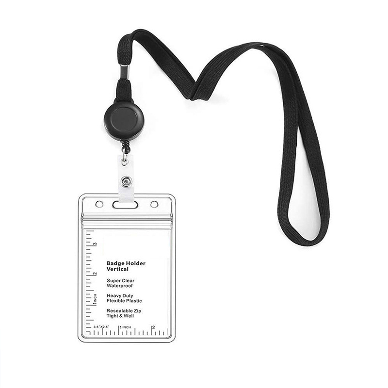 1-3Pcs Waterproof ID Badge Hol - Lanyard Badge Holder review and price