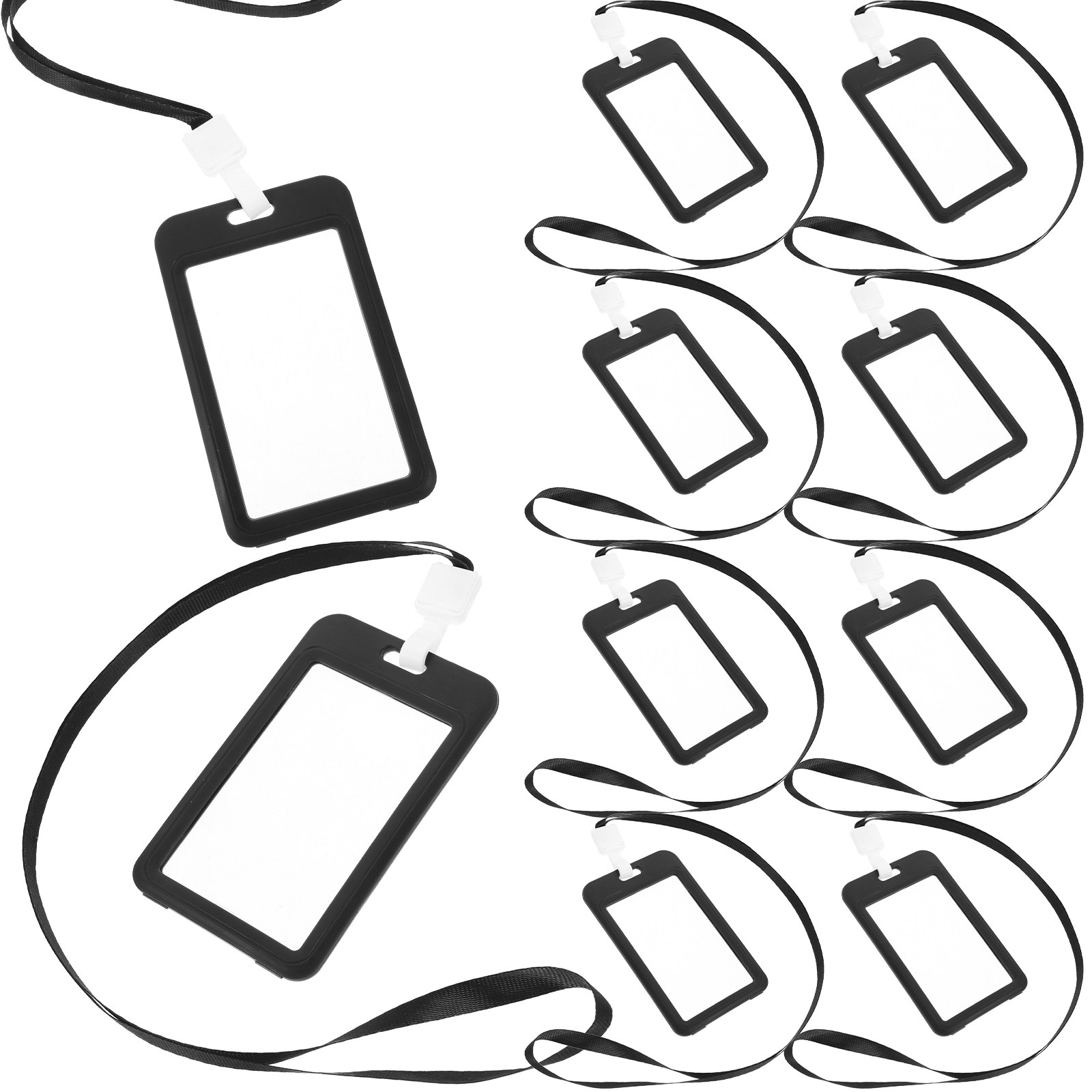 10Pcs Work Badge Card Holders  - Lanyard Badge Holder review and price