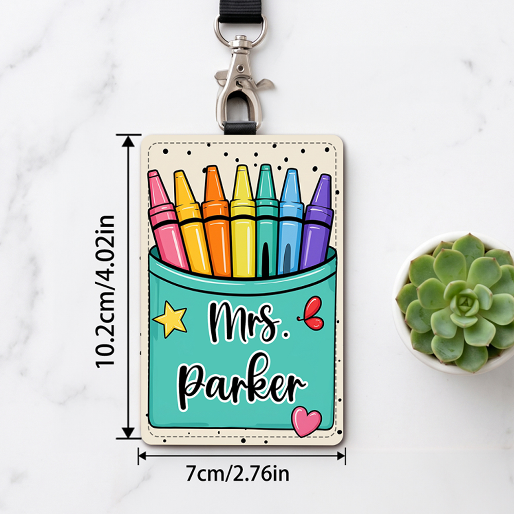Custom Text Teacher ID Badge H - Lanyard Badge Holder review and price